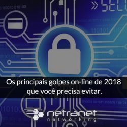 Blog Netranet Networking | Segurança da Informação - Os principais golpes on-line de 2018 que você precisa evitar.