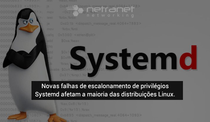 Blog Netranet Networking | Segurança da Informação – Novas falhas de escalonamento de privilégios Systemd afetam a maioria das distribuições Linux.