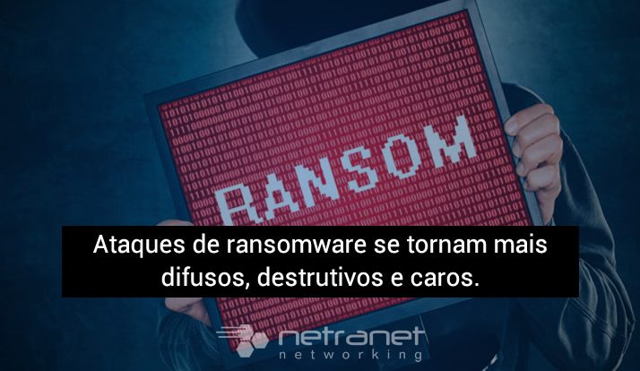 Blog Netranet Networking | Segurança da Informação – Ataques de ransomware se tornam mais difusos, destrutivos e caros.